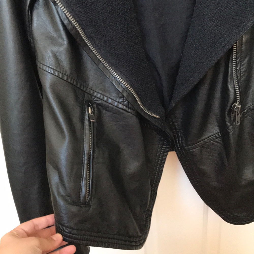 vegan “leather” free people moto jacket! - Picture 6 of 6